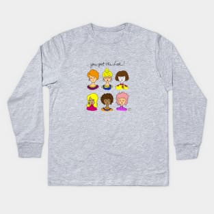 Fashion girls! Kids Long Sleeve T-Shirt